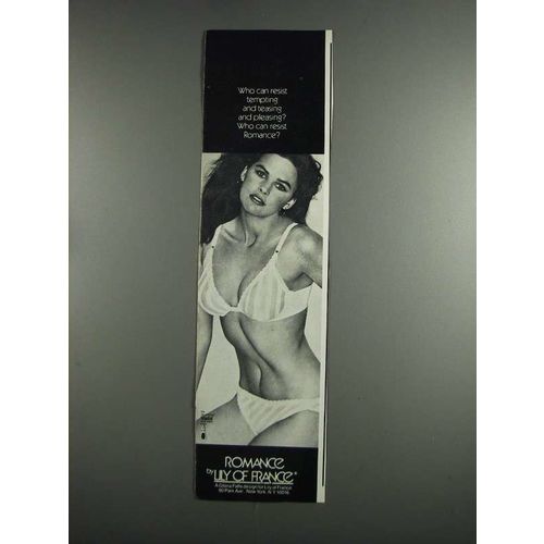1984 Lily of France Romance Bra and Panties Ad