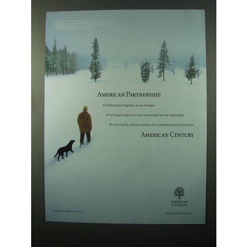2000 American Century Investments Ad - Partnership
