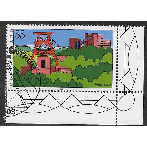GER 2003 55c 'LANDSCAPE- RUHR DISTRICT' (CORNER MARGIN) FINE USED (EBID53-967)