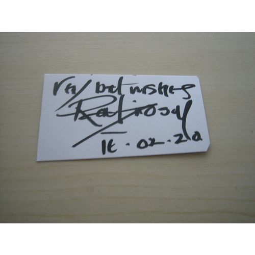 Robert Lindsay (TV & Stage Actor) hand signed RARE *FREE POST*