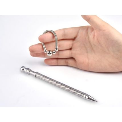 Fidget Spinner Think Ink Pen Magnetic Metal Roller Pen Stress Decompression Toy