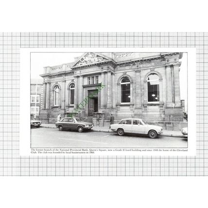 C1201) National Provincial Bank Queen's Square Middlesbrough - Cutting
