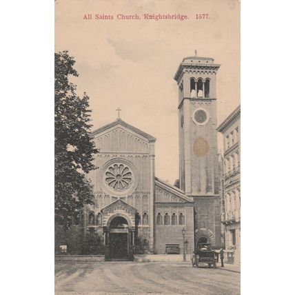 All Saints Church, Knightsbridge London Postcard (LN77941)