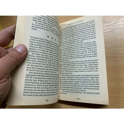1994 "SEAL TEAM COMBAT MISSIONS: SEARCH & DESTROY" WAR FICTION PB BOOK (P2)