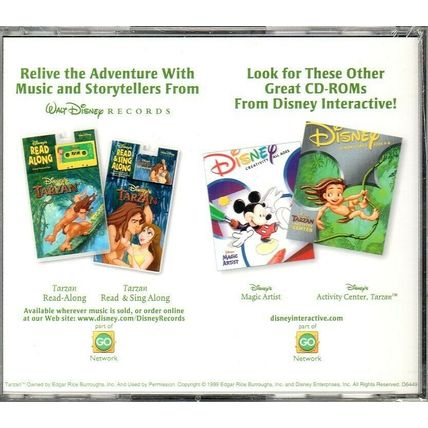 Disney's TARZAN Print Studio (PC-CD, 1999) for Windows - NEW in Jewel Case