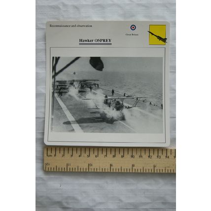 Hawker Osprey - GB - Reconnaissance & Observation - Collectors Club Card