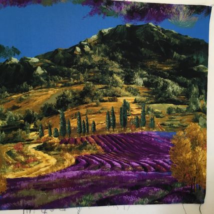 Fabric Panel Michael Miller Lavender Hills #41