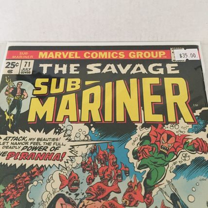 1974 Marvel Comics The Savage Sub-Mariner #71