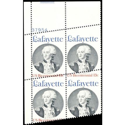1716, Red Color Missing From Top Right Stamp MAJOR ERROR Mint NH - Stuart Katz