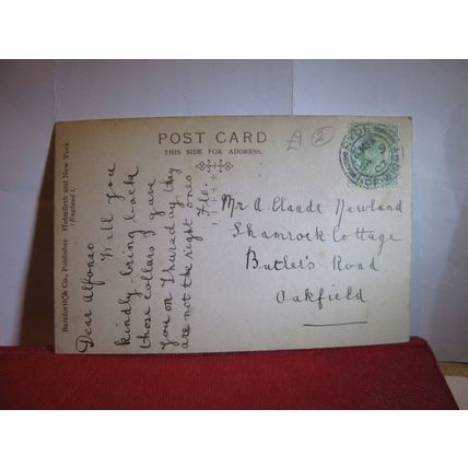 'GOOD MORNING' BAMFORTH humour antique postcard RP 1907 pm =