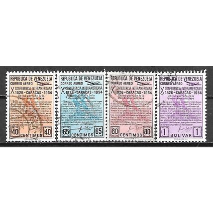 Venezuela N° PA 557/60 YVERT OBLITERE ( USED )