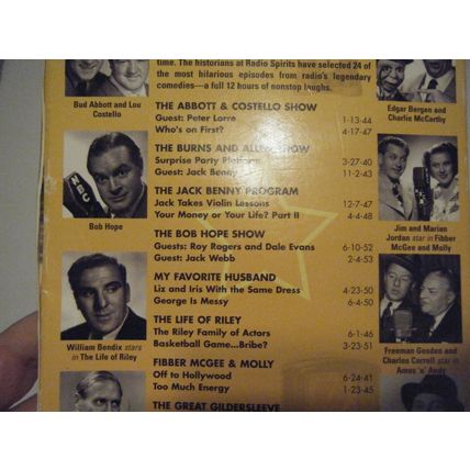 COMEDY LEGENDS GOLDEN AGE OF RADIO 12 CD's Radio Spirts