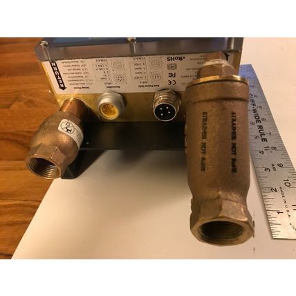 NEW PROTEUS 9WS2N8-FM1-E1 FLOW CONTROL VALVE SYSTEM,BURKERT 5282 A 3/4,BB
