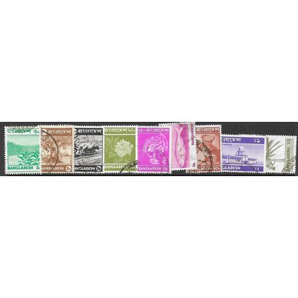 1973/1976 9 different values - fine used (o) - large issue