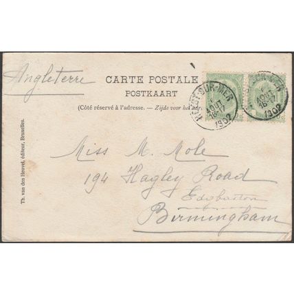 La Digue, Heyst, 1902 - Van den Heuvel CPA