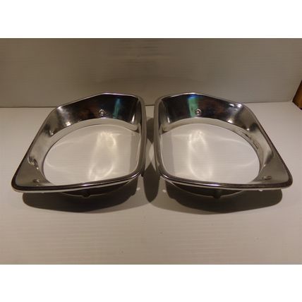 1975 76 Plymouth Duster Headlight Bezels OEM Valiant Scamp A body