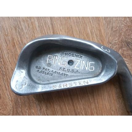 Ping Zing 3 Iron Black Dot KT-M Stiff Flex Steel Shaft Karsten Nice Ping Grip