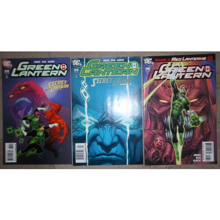 Green Lantern #34,35,36 2008/2009 DC Comics run lot bundle