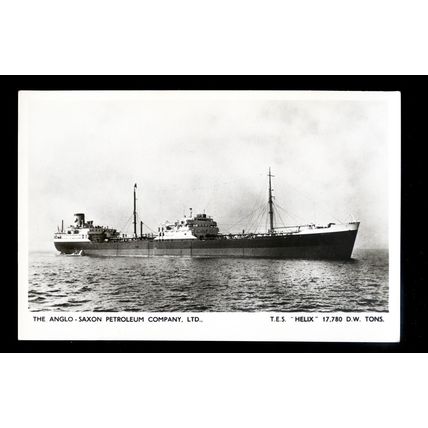 TA0940 - UK - Anglo-Saxon Oil Tanker - Helix - postcard