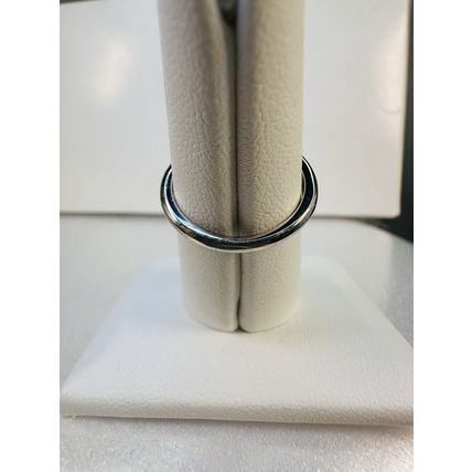 Ring Bomb Party Sz6 RBP Teardrop Pale Blue/Gray Gem Rhodium Pl Costume Jewelry