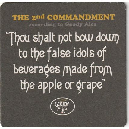 BEER MAT - GOODY ALES - PURE KENTISH BEER - (Cat No 005) - (2017)