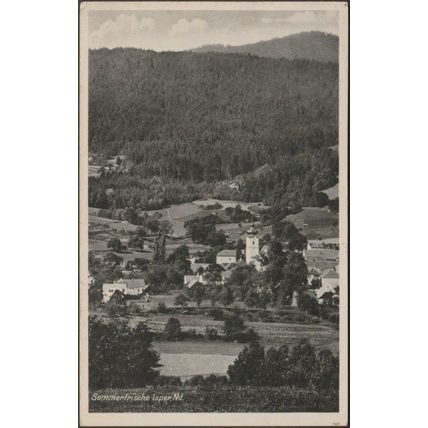 Sommerfrische Isper, Niederösterreich, 1947 - Franz Mortl AK