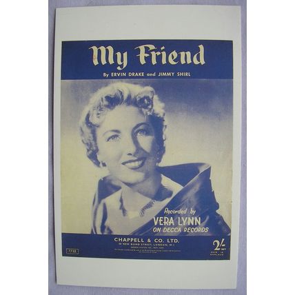 c.1980s PC Vera Lynn Music Cover