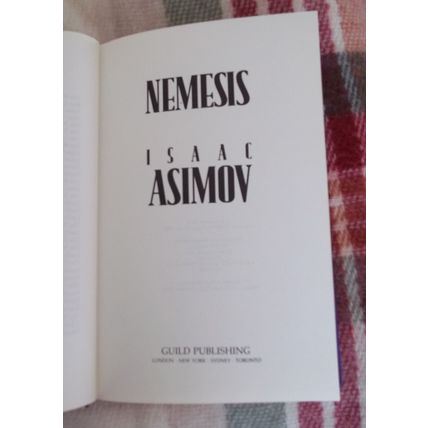 Nemesis by Isaac Asimov (Hardcover, 1989) Guild BC HC