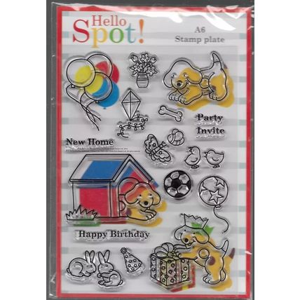 Salspot Ltd. Hello Spot! Stamp Set. Stamping Cardmaking Scrapbooking Crafts