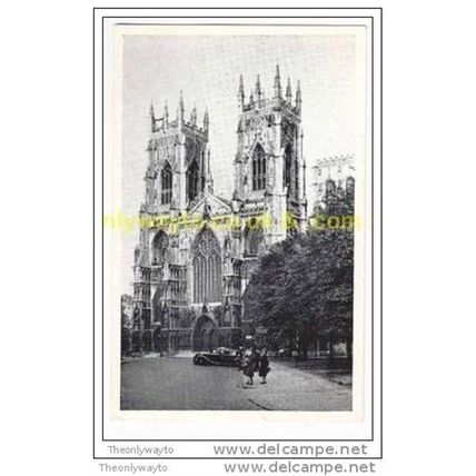 YORK MINSTER (), YORKSHIRE, ENGLAND, Postcard