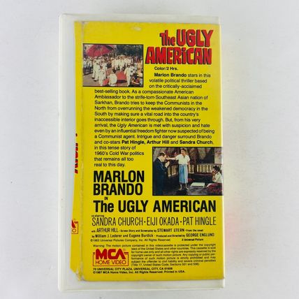 The Ugly American VHS Video Tape Marlon Brando
