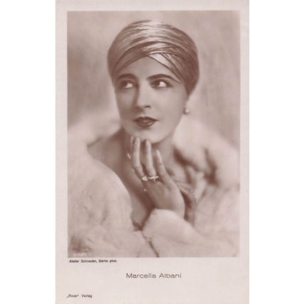 Mady Christians Austrian German Film Actress Old RPC Postcard