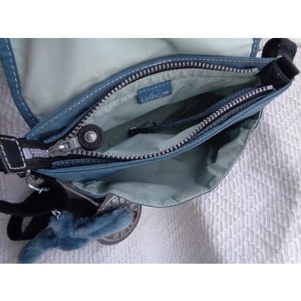 Kipling LOCAL Small Shoulder Cross Body Bag Blue Jean Michela Monkey