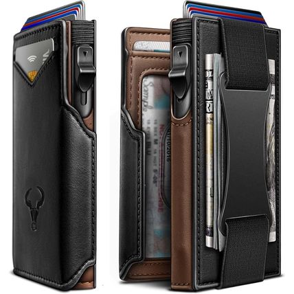 BULLIANT Men Wallet Gift Boxed,Slim Front Pocket Wallet Money Clip Card Holder 3