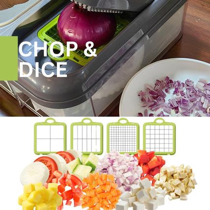 All-In-One Vegetable Chopper & Prep Station - Multifunctional Food Chopper, Mand