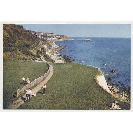 VENTNOR from the West mid 20th C. RPPC Dixon I.W. 1504