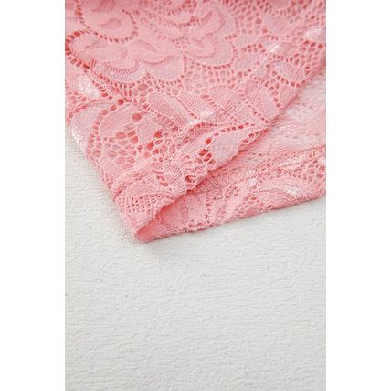 Blossom Floral Lace Sheer Long Sleeve Top