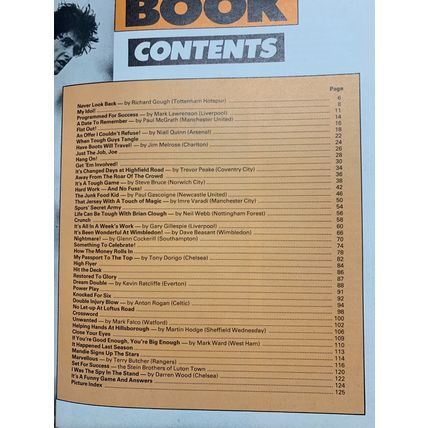1987 "THE TOPICAL TIMES FOOTBALL BOOK 1988" SOCCER ANNUAL HB BOOK (P4)