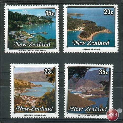 New Zealand stamps 1979 - SG 1192-1195 - Small Harbours - MNH