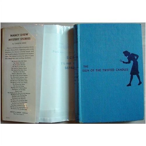 Nancy Drew mystery #9 THE SIGN OF THE TWISTED CANDLES Carolyn Keene 1950B-47