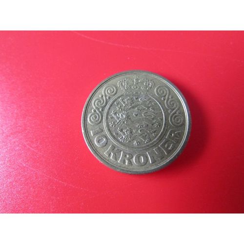 1989 DENMARK TEN KRONER FREE POST. AAT