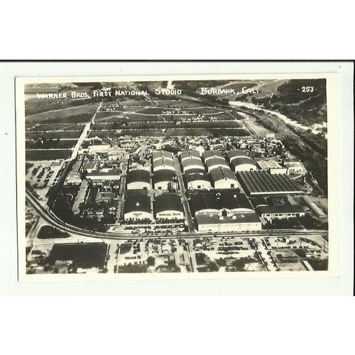 WARNER BROS. STUDIOS Hollywood Aerial Postcard (253)