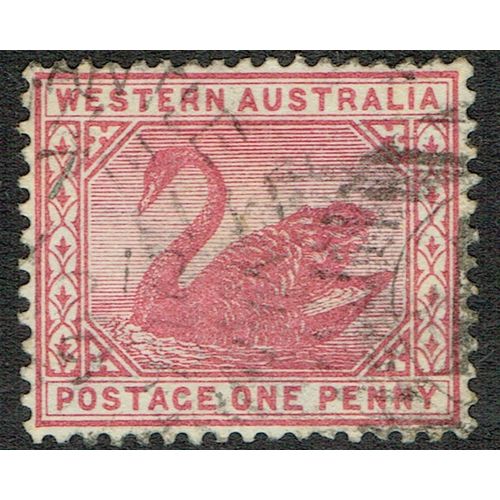 Western Australia 1888 1d Carmine Pink SG103 GU