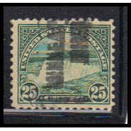Used 568 25c Niagara Falls Barely Clears RA2092