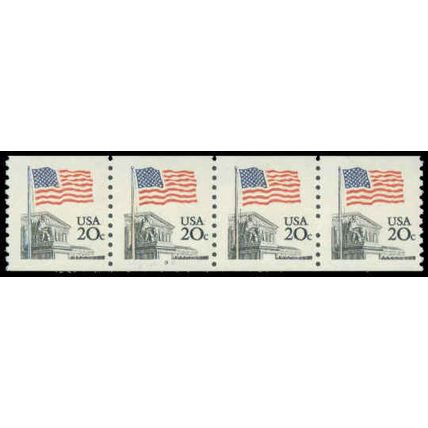 1895a 20c U.S. Flag Fine MNH SG PNC 9/4 G0835
