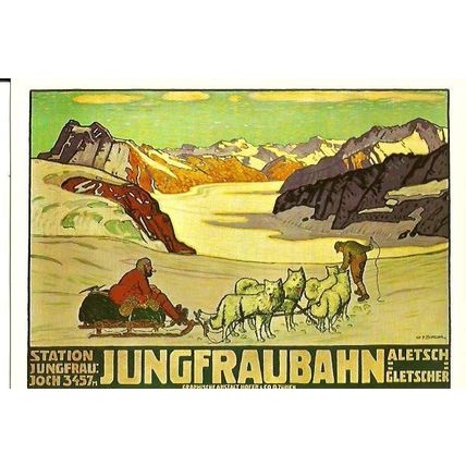 Advertising JUNGFRAUBAHN Postcard (Photoglob 1166)