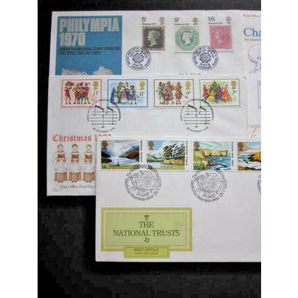 1970-1989 A GROUP OF EIGHT FIRST DAY COVERS. #00968