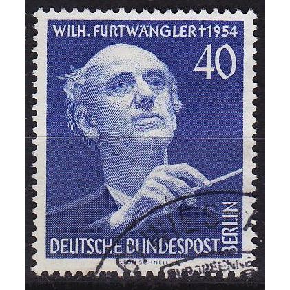 GERMANY BERLIN [1955] MiNr 0128 ( O/used ) [02] Musik