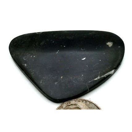 Black Septarian Freeform Gemstone Cabochon 469