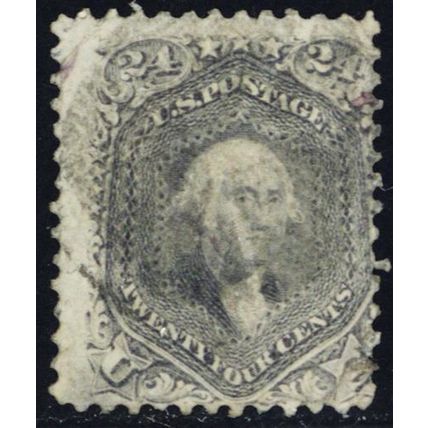 99, Used 24¢ (minor flaws) With PFC Certificate CV $1700.00 - Stuart Katz